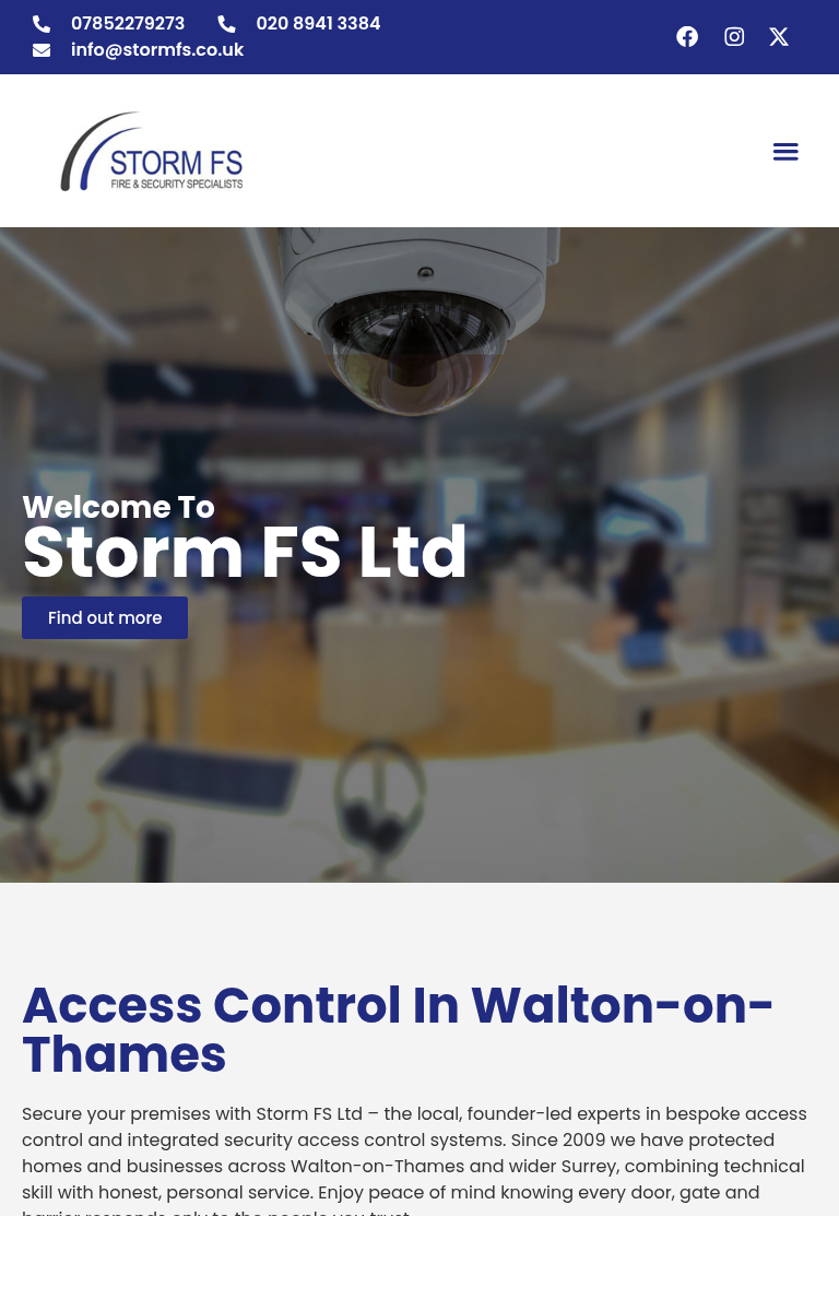 Access control evidence from CGA Security Ltd